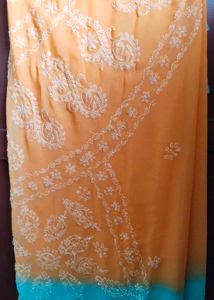 Embroidery Work Saree