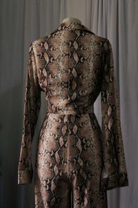 Urbanic Snakeskin Print Jumpsuit