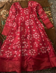 Red Ethnic Gown