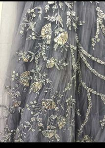 Elegant Lavender Embellished Gown