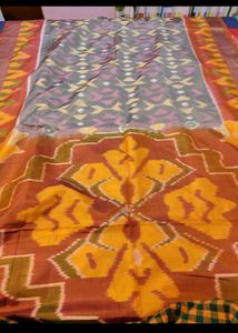 Elegant  Ikkat Saree