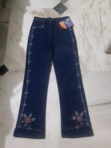 Embroidered New Bootcut Jeans