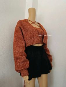 Crochet Cardigan Set