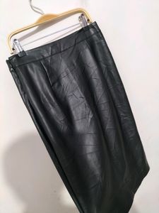 Leather Side Slit Skirt 🖤