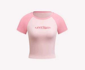 Y2k Savana Pink Fitted Top