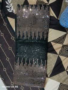 Sparkling Black Sequin Fabric