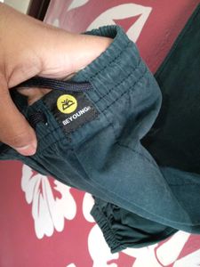 Beewakoof Black Elastic Waist Pants