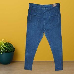 women dark blue skinny jeans size 30 (O-29)