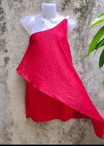 RED SEXY ONE SIDED BODYCON TYPE