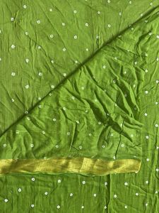 Green Bandhani Dupatta