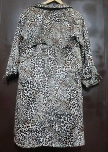 Multi Printed Winter Overcoat For 38 Bust