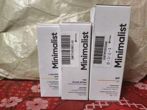 Minimalist Lipbalm Sunscreen Hair Growth Serum