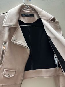 Zara Suede Moto Jacket