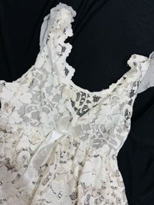 Vintage White Lace Top