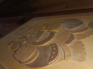 3D Wooden Ganesha Photo Frame