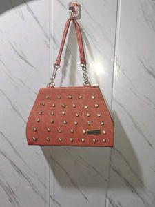 Jimmy Choo Embellished Red Bag