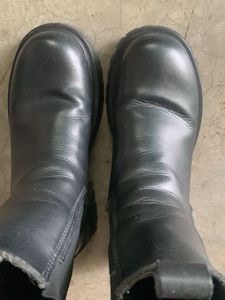 Black Leather Boots