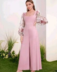 New Pink Jumpsuit Bollywood Style