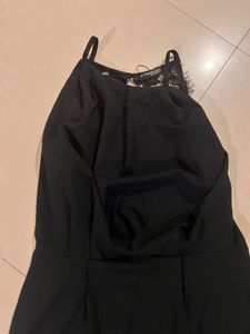 Black Backless Dress