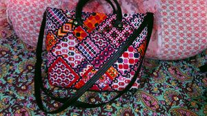 Boho Patchwork Tote Bag