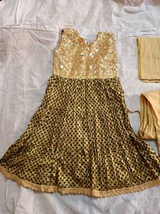 Sequin Churidar Set