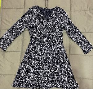 ONLYMicro Print Fit & Flare Dress