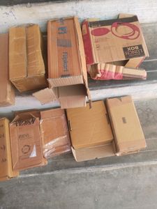 10 Cardboard Boxes &amp; Courier Covers