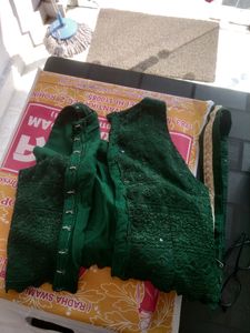 Lovely Green Outfit For Mehendi Occasion