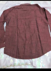 Peter England Maroon Shirt