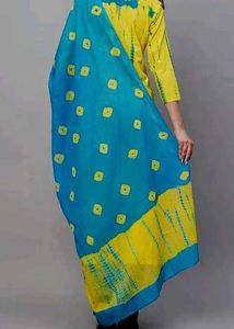 Tie-Dye Kurta Set With Dupatta