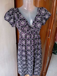 Patterned Mini Dress