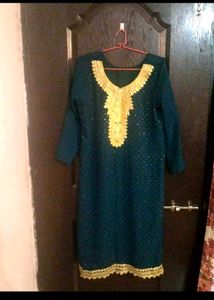 Teal Blue Festive Kurta