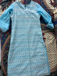 Blue Avaran Kurti