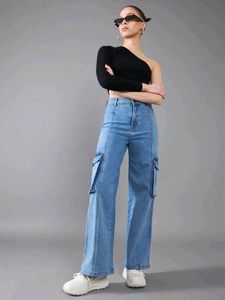 Dolce Crudo Wide Legged High Rise / Waist Jean