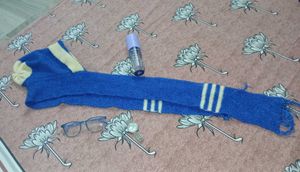 Pintrestyy Blue Knitted Hat  Scarf 👒 💙