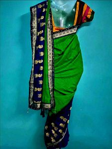 Green Color Party wear Saree