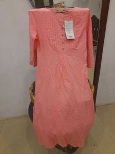 Branded New Elegant Peach Kurta