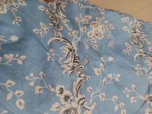Single Bed Blue Floral Bedding Set.