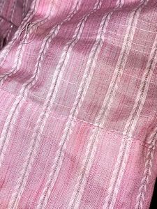 Pink Striped Fabric