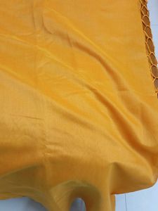 Chanderi Silk Saree With Tassels