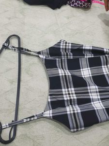 Plaid Mini Dress