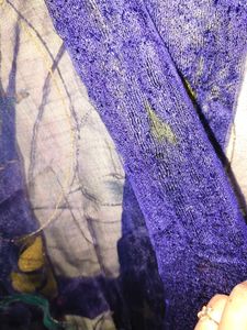 Net Floral Dupatta
