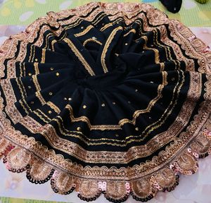 Black & Gold Embellished Dress