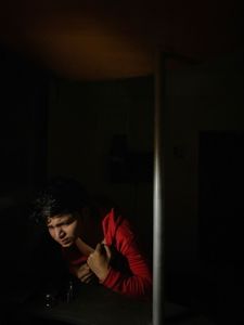 Red casual Jacket For street fashion