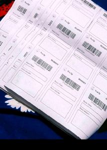 100 Shipping Labels B&amp;W