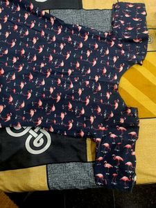 Flamingo Winter Dress