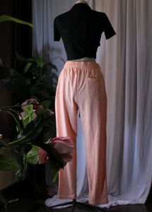 Abof Peach Cotton Pant