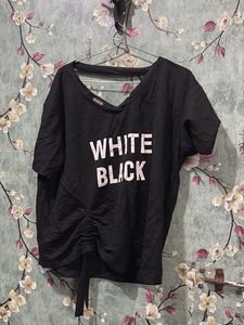 Black &amp; White Graphic Tee