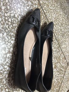 Bata Black Ballerinas