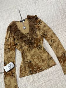 2000s fairy grunge top